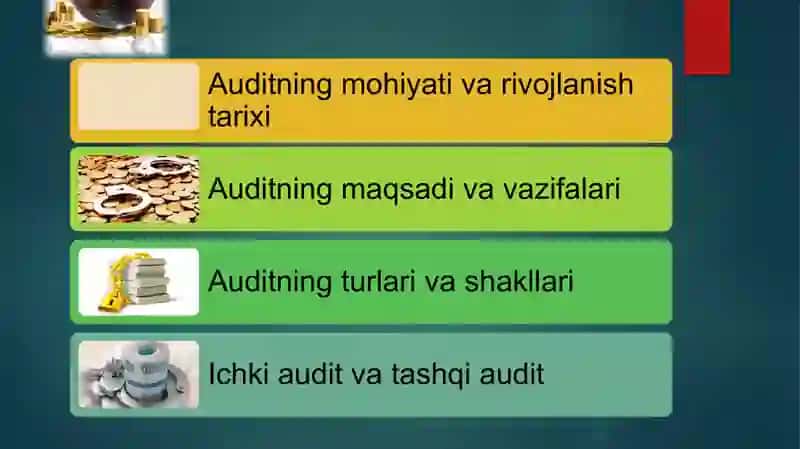 Auditning mohiyati, zarurligi va ahamiyati 2