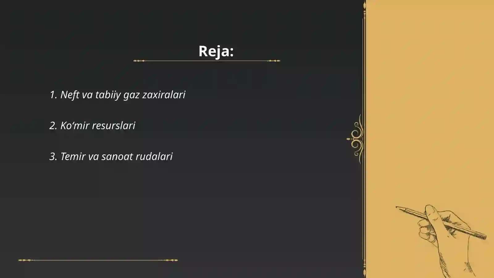 Neft va tabiiy gaz zaxiralari 2