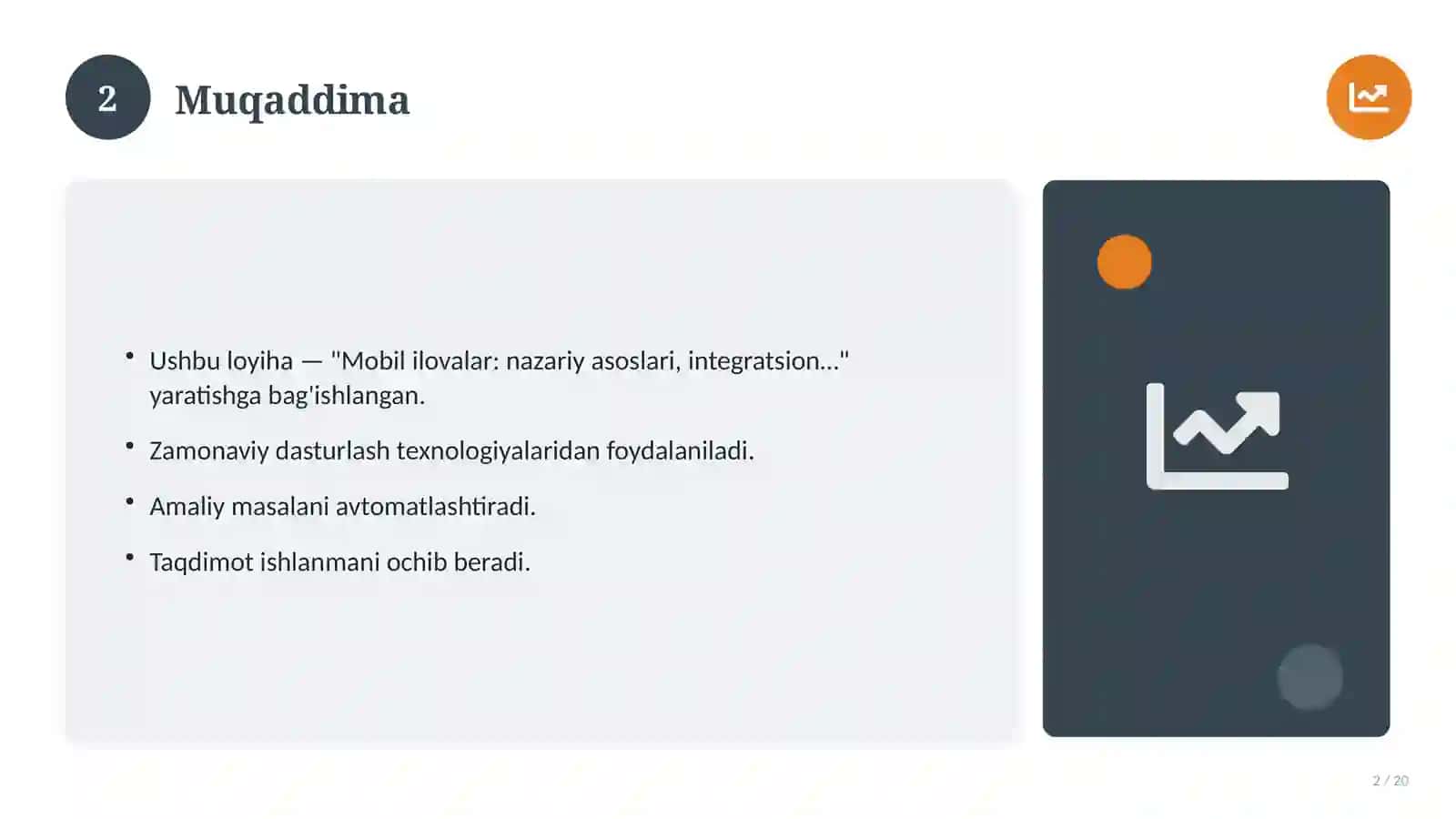 Mobil ilovalar: nazariy asoslari, integratsion yondashuvda 2