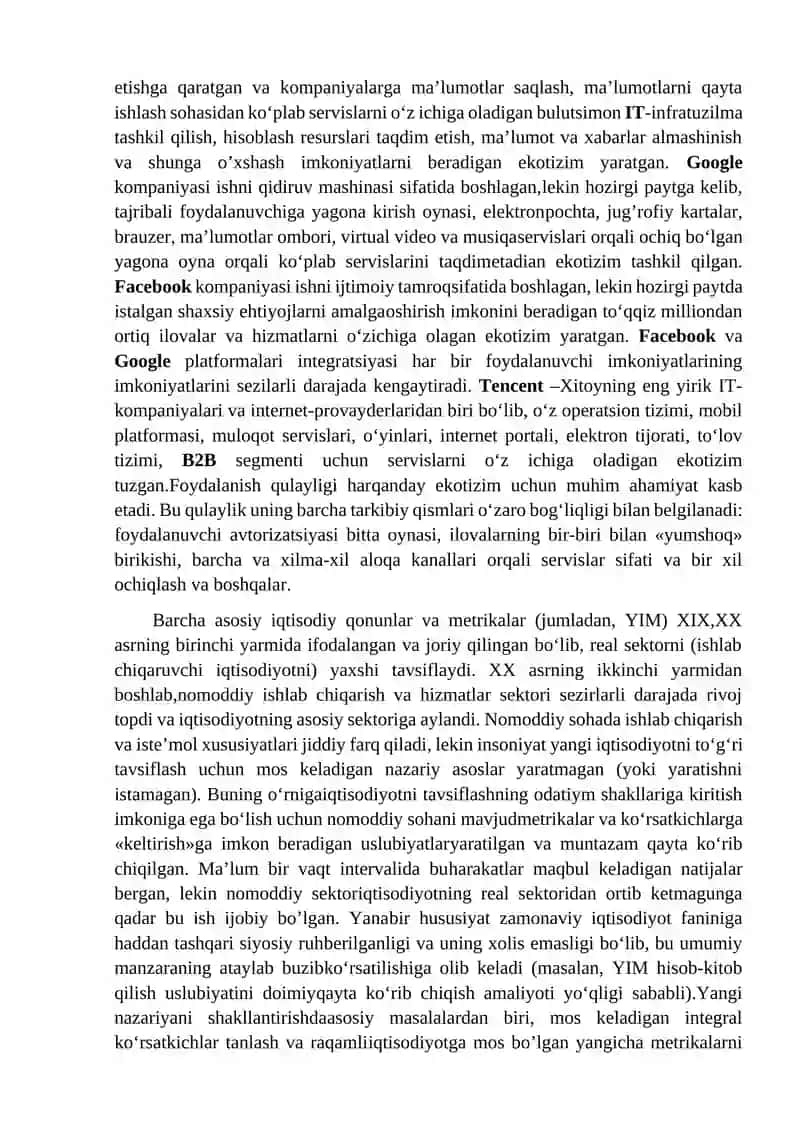 RAQAMLI IQTISODIYOT INFRATUZILMASI 2