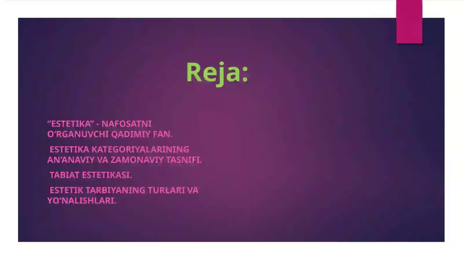 Estetika 2