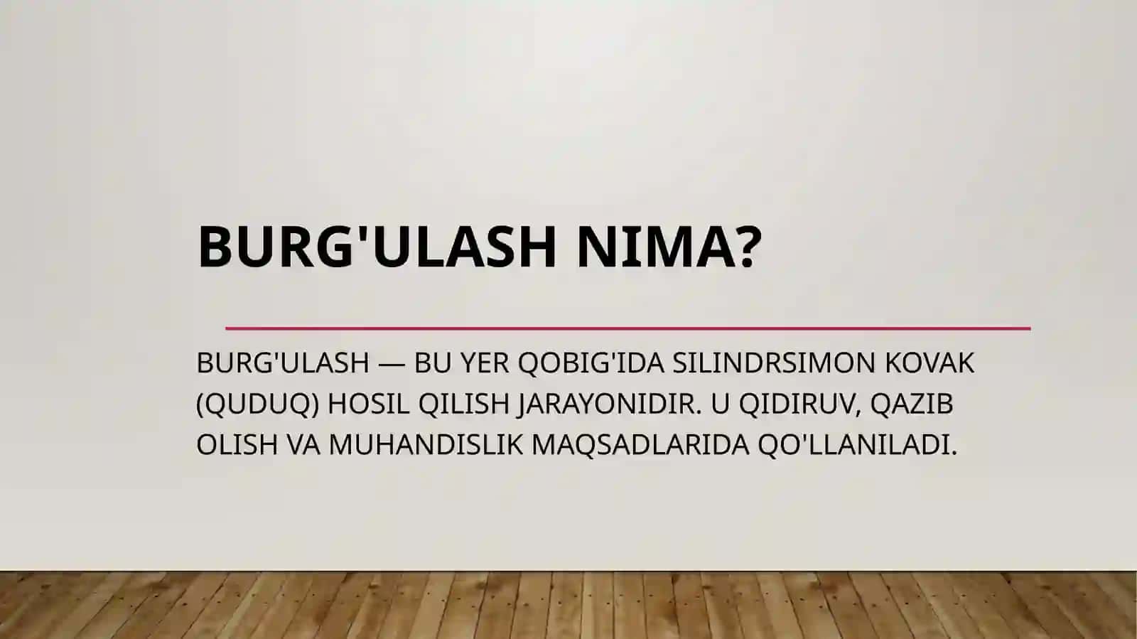 Burg'ulash usullari 2