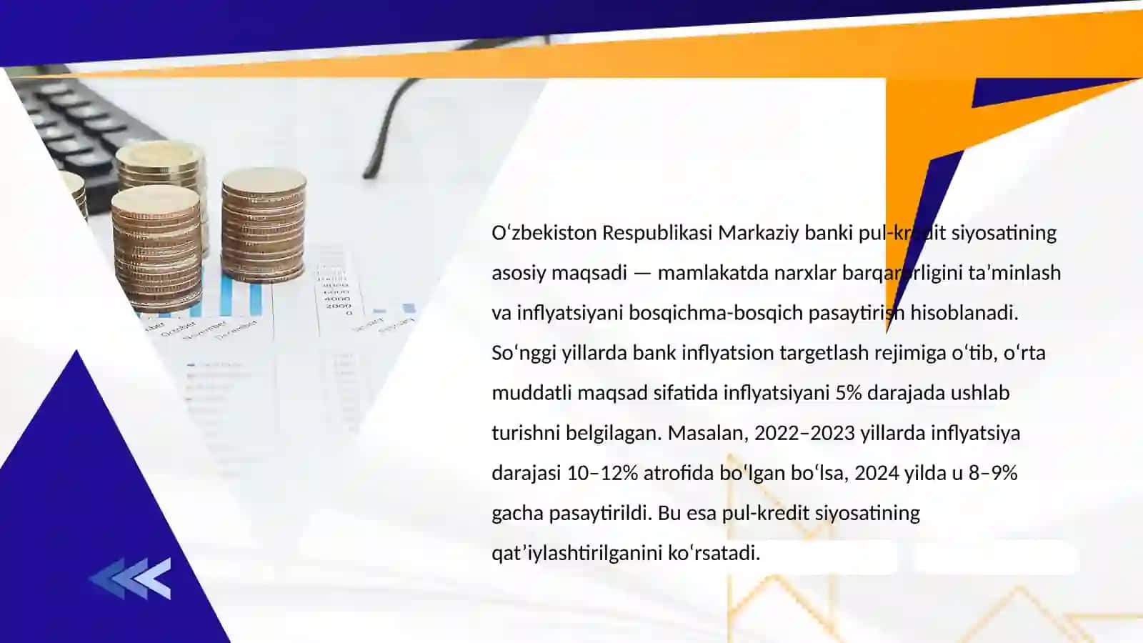 O‘zbekiston Respublikasi Markaziy banki va Yevropa Markaziy banki pul-kredit siyosati instrumentlari 2