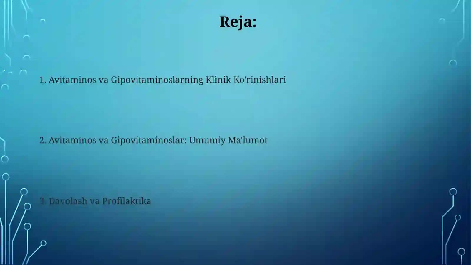Avitaminos va Gipovitaminozlar 2