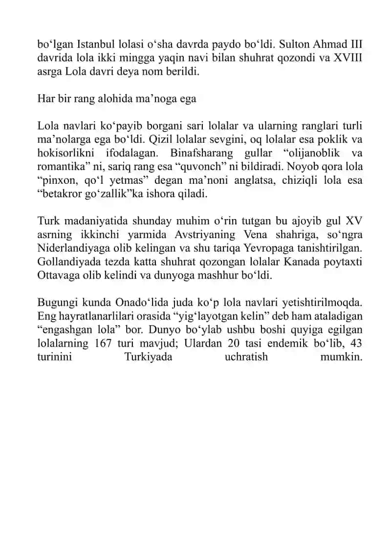 Lola matni ustida topshiriqlar 2