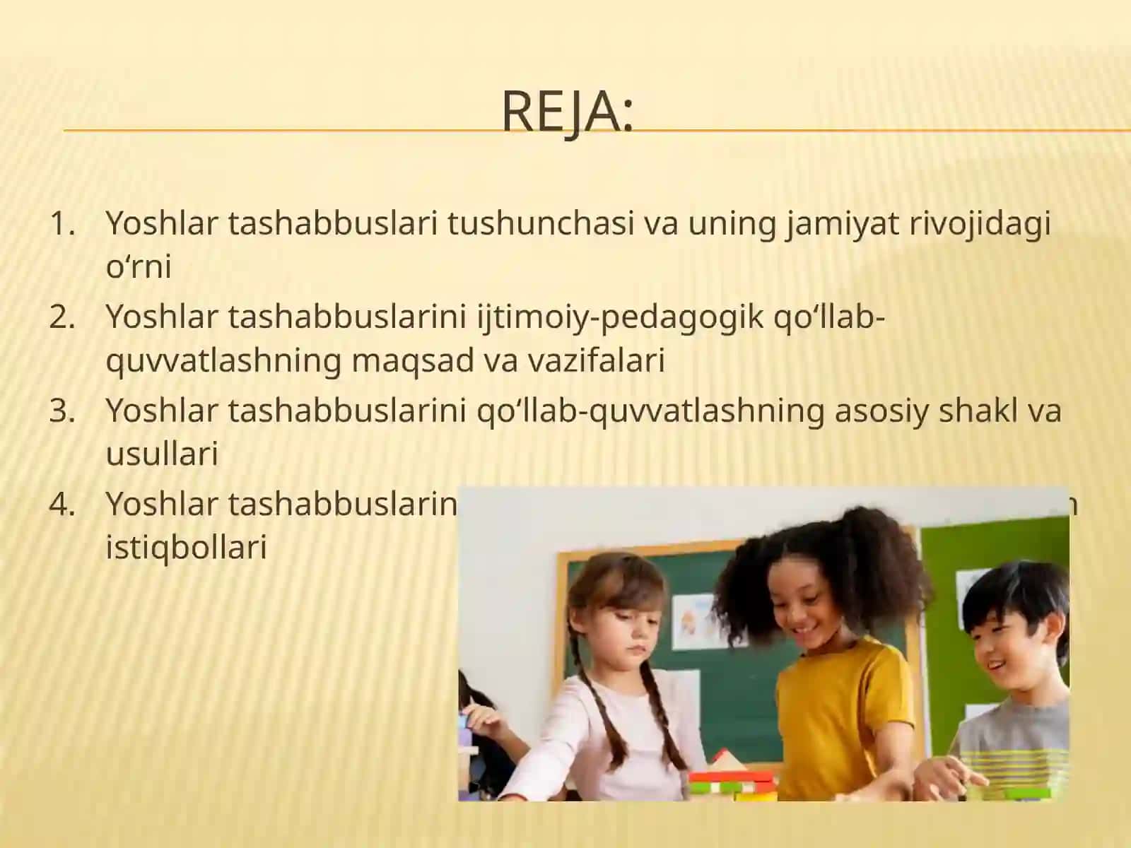 Yoshlar tashabbuslarini ijtimoiy pedagogik qoʻllab quvvatlash tizmi 2