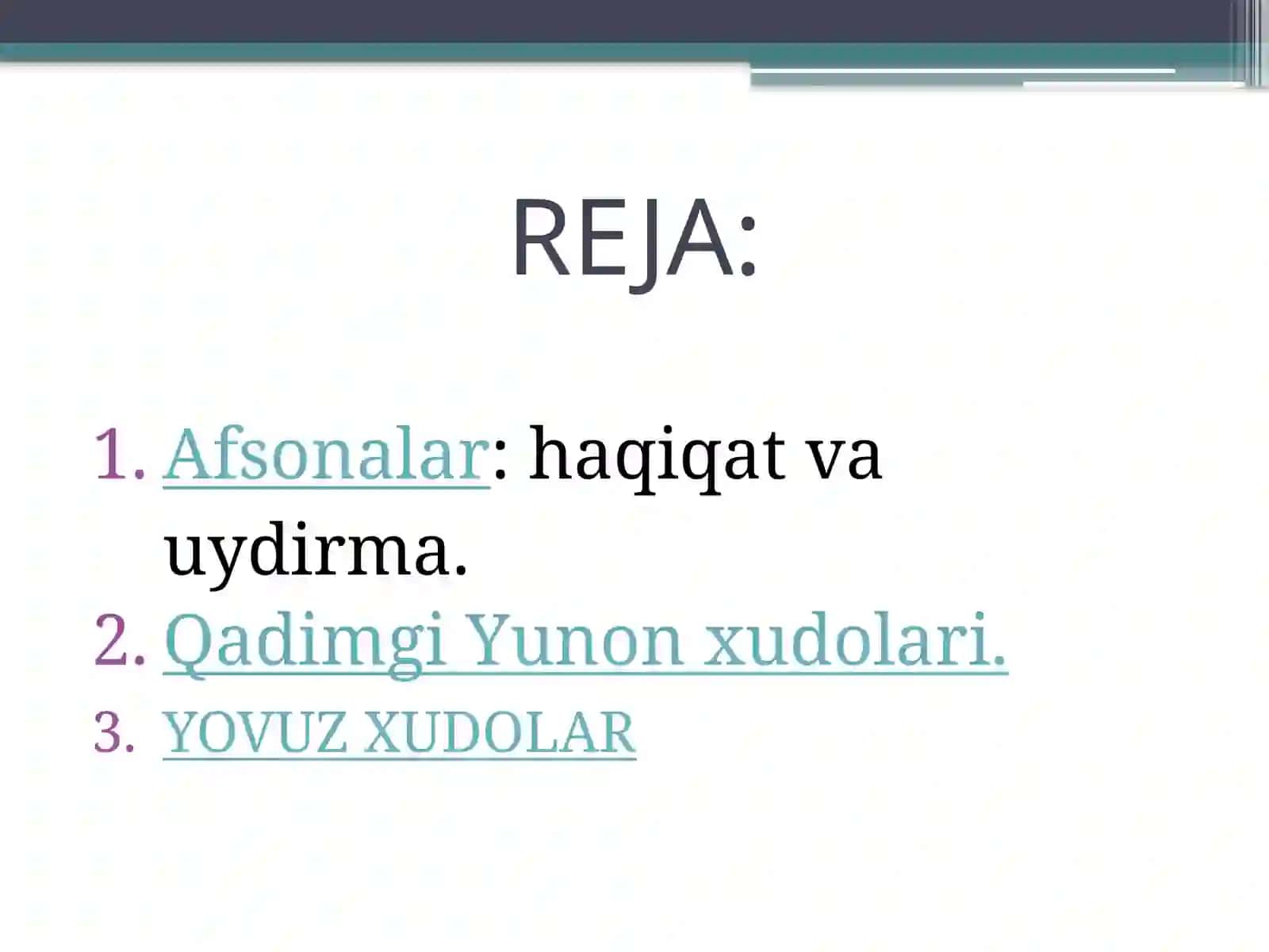 QADIMGI YUNONISTONA FSONALARI 2