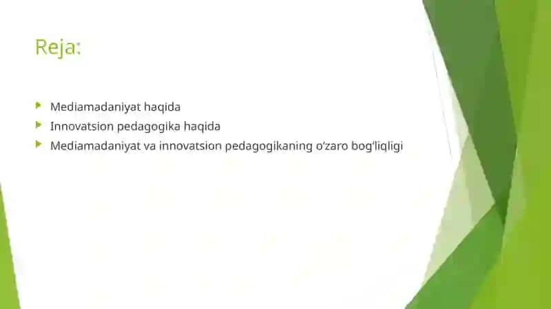 Mediamadaniyat va innovatsion pedagogika 2