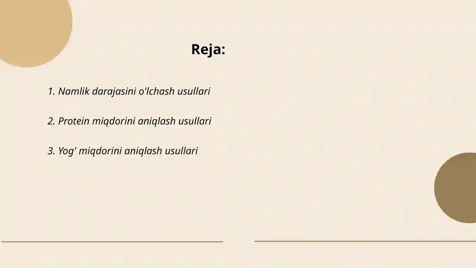 Oziq ovqat mahsulotlarini analiz qilish metodlari 2