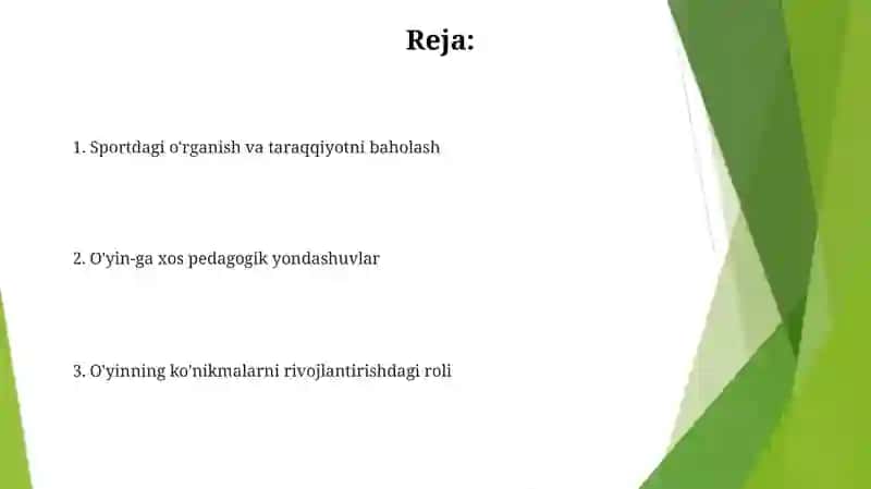 Sport oʻyinlari va uni oʻqitish metodikasi 2
