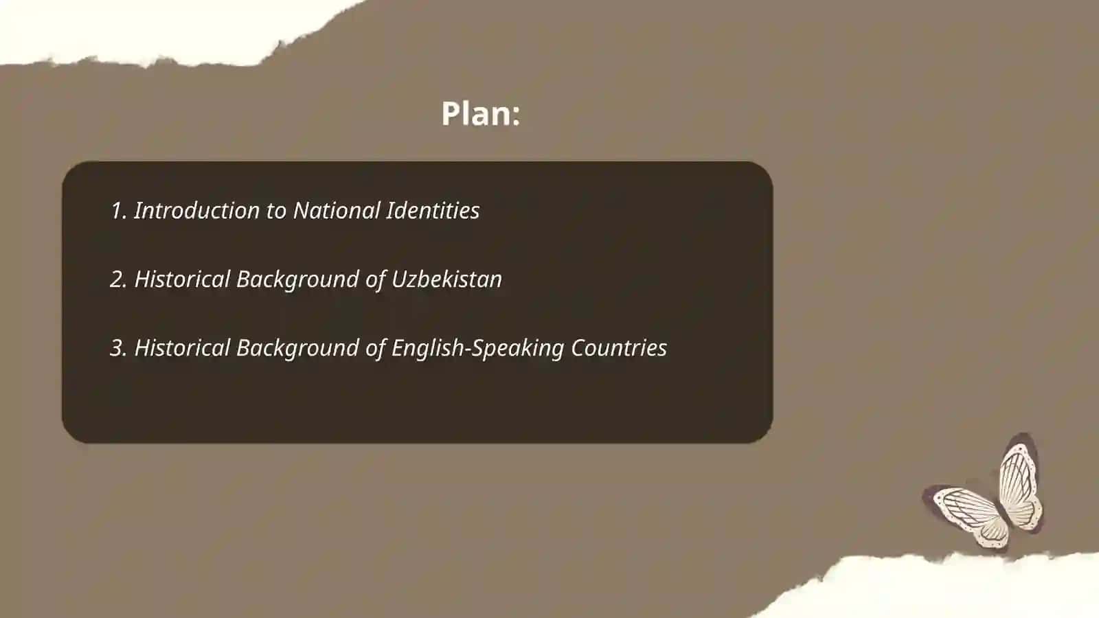 National identities of Uzbekistan and English speaking countries: traditions and holidays 2