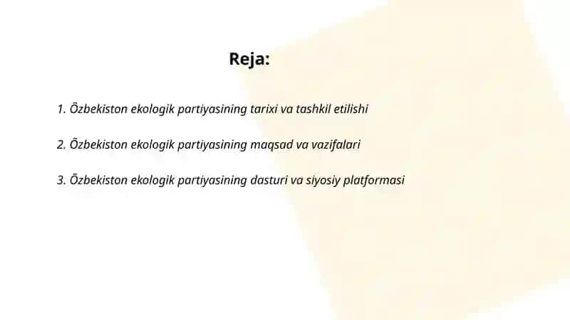 Õzbekiston Ekologik Partiyasi 2