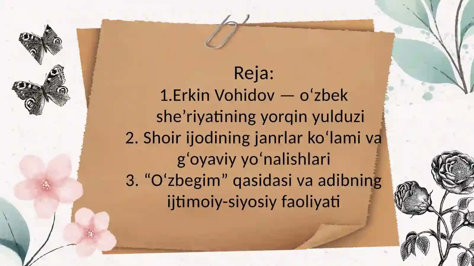 Erkin Vohidov hayoti vaijodi 2