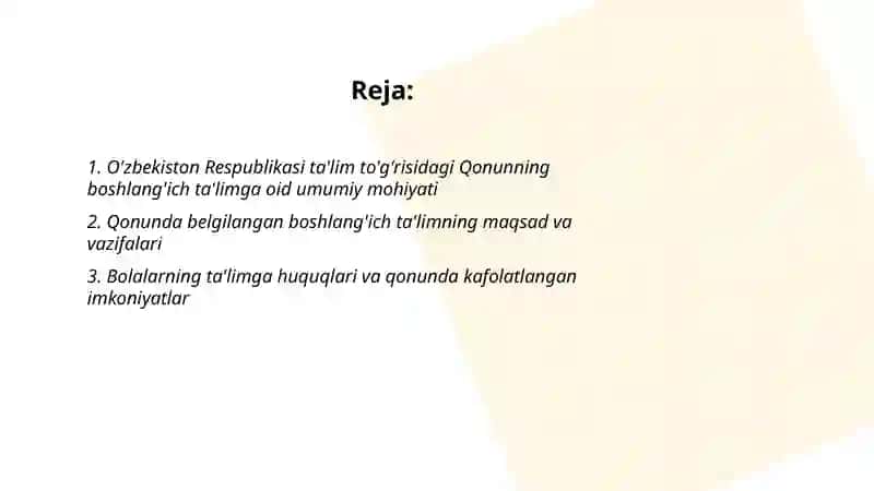 Boshlang'ich ta'lim pedagogikasi 2