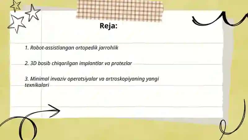 Zamonaviy ortopediya yutuqlari 2
