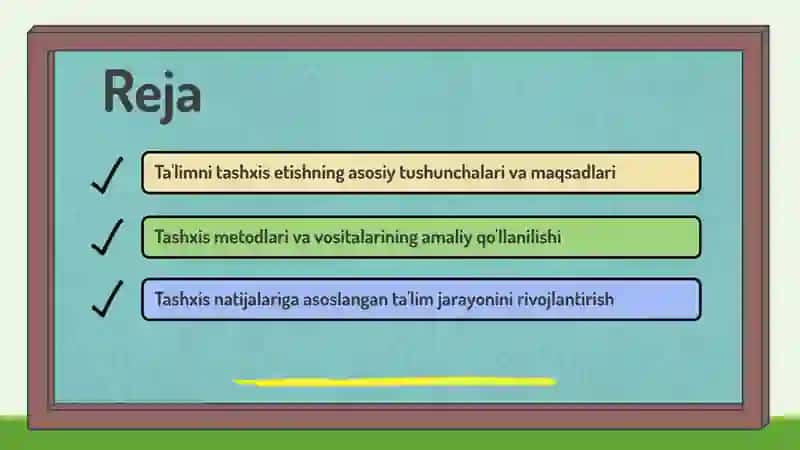 Ta'limni tashxis etish 2