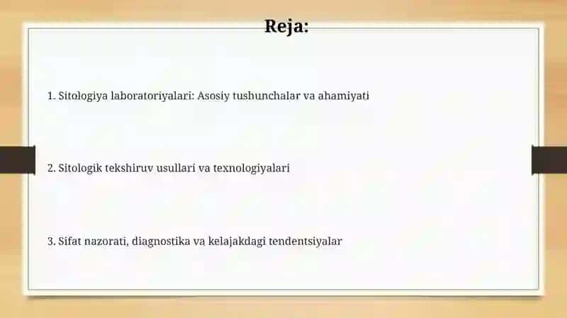 Sitologiya laboratoriyalari 2