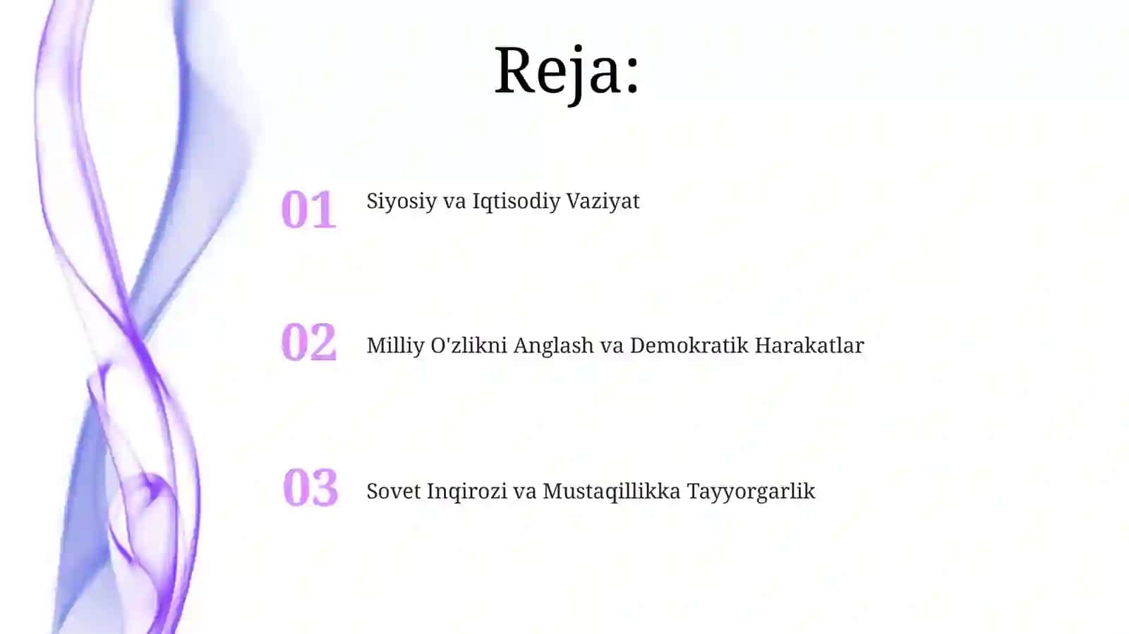 Mustaqillikka erishish arafasida O'zbekistondagi ijtimoiy siyosiy jarayonlar 2