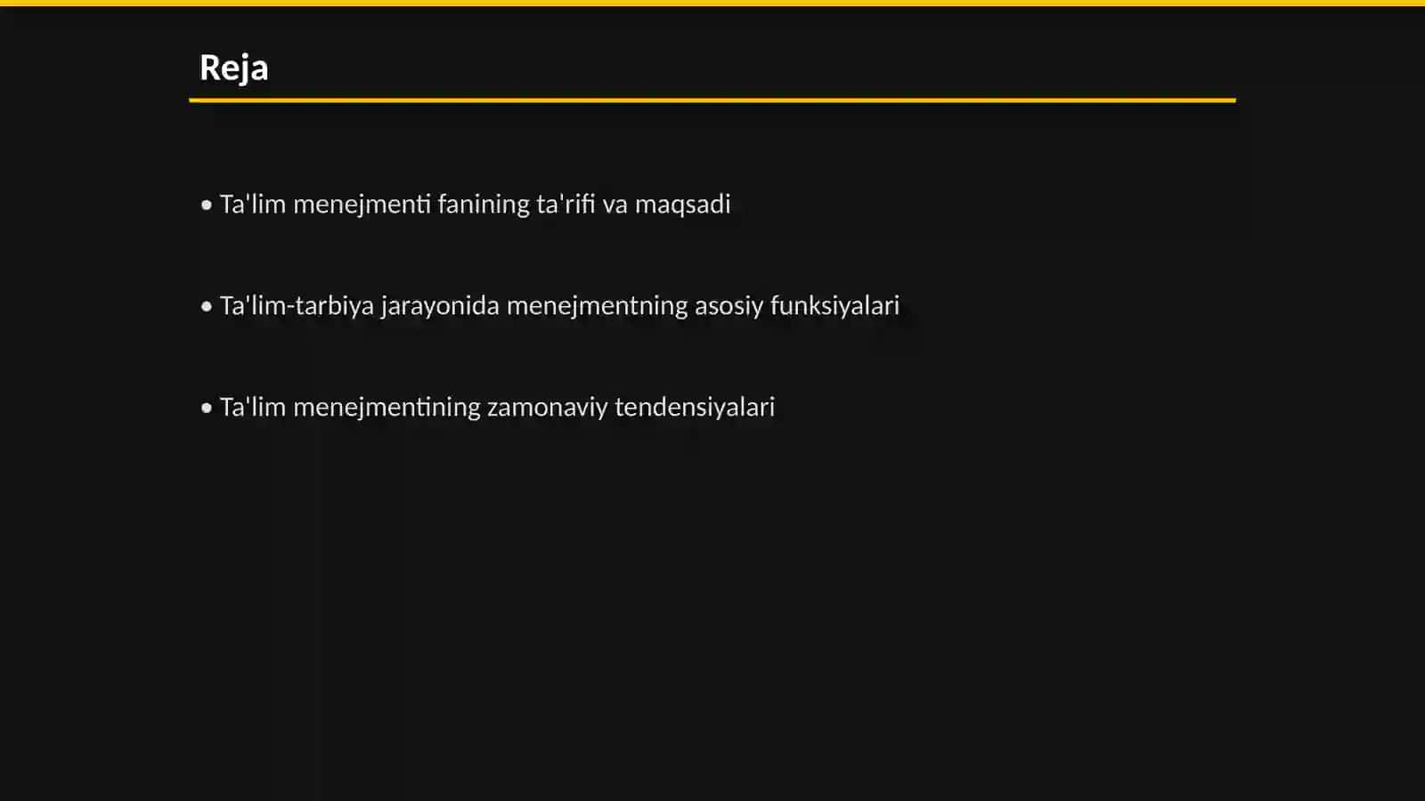 Ta'lim menejmenti fanining o'rni 2