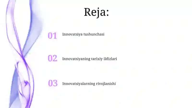 Innovatsiyatushunchasivauningtarixiyildizlari 2