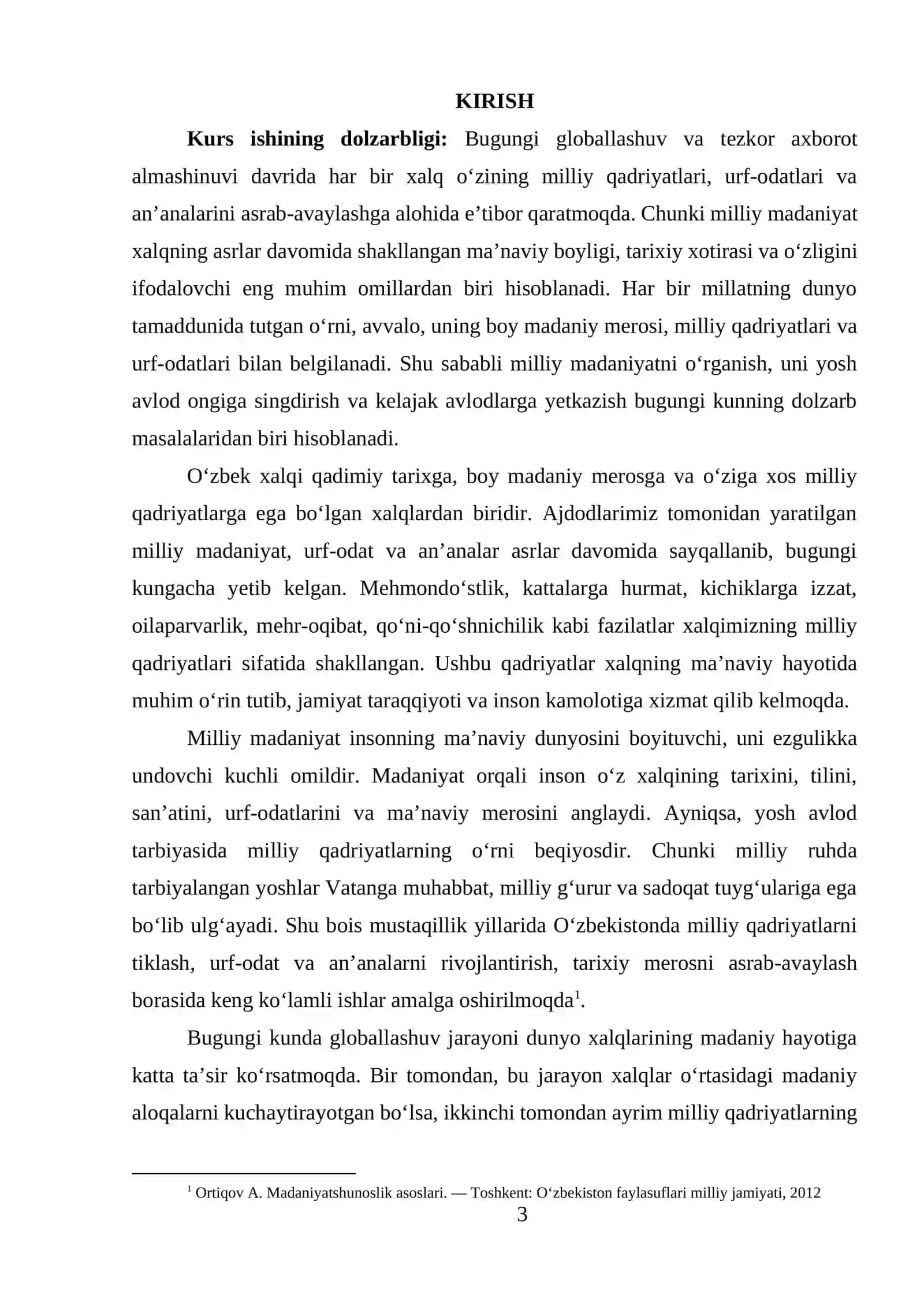 MILLIY MADANIYAT. AN’ANA VA URF-ODATLAR 2