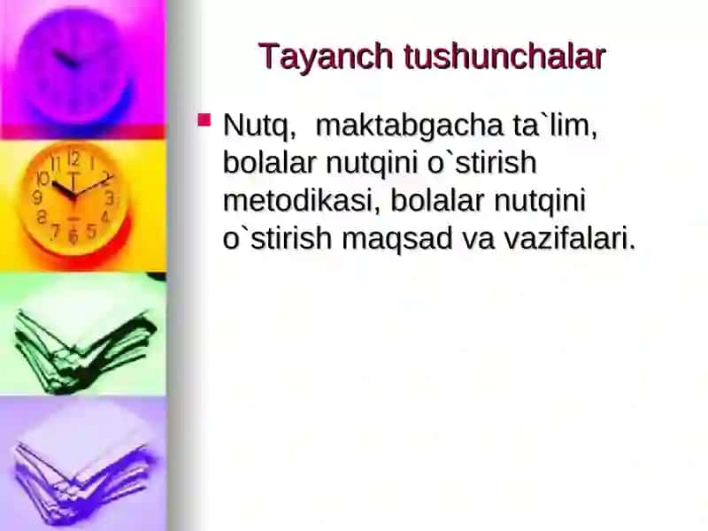 Bolalar nutqini rivojlantirish metodikasi 2