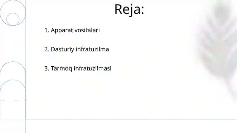 Axborot texnologiyalarining infrastrukturasi 2