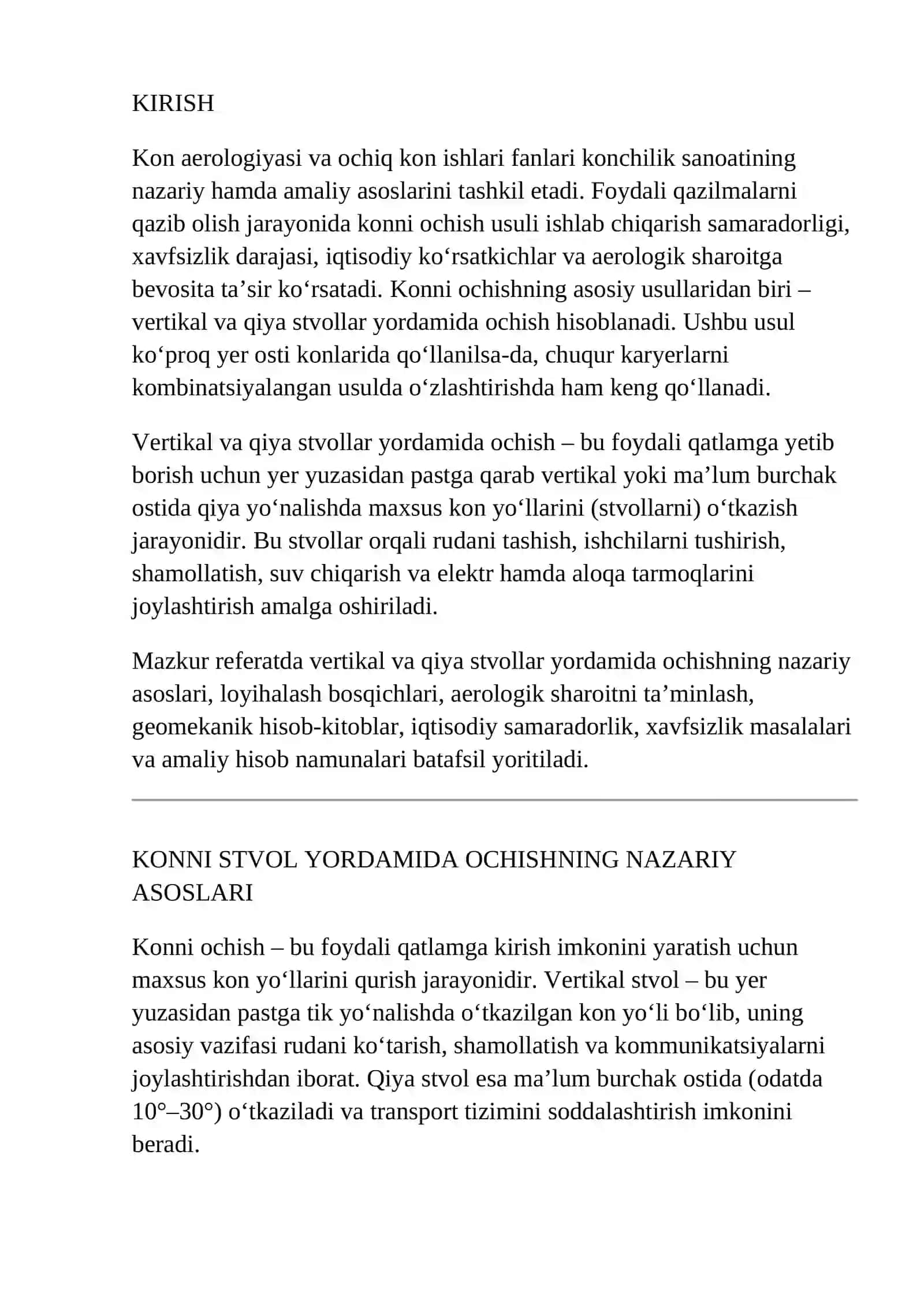 Konni stvol yordamida ochish 2