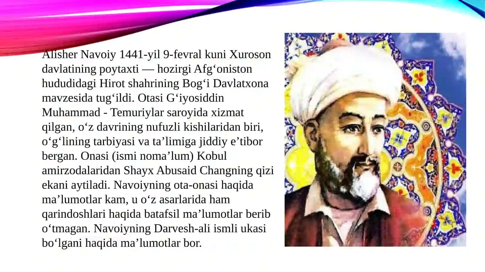 Alisher Navoiy ijodi – turkiy xalqlar adabiyotining yuksak cho’qqisi 2