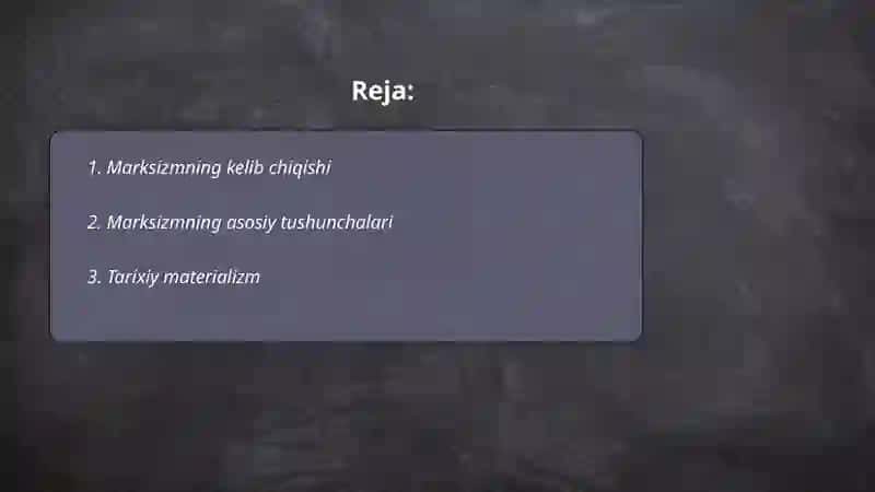 Marksizm talimoti 2