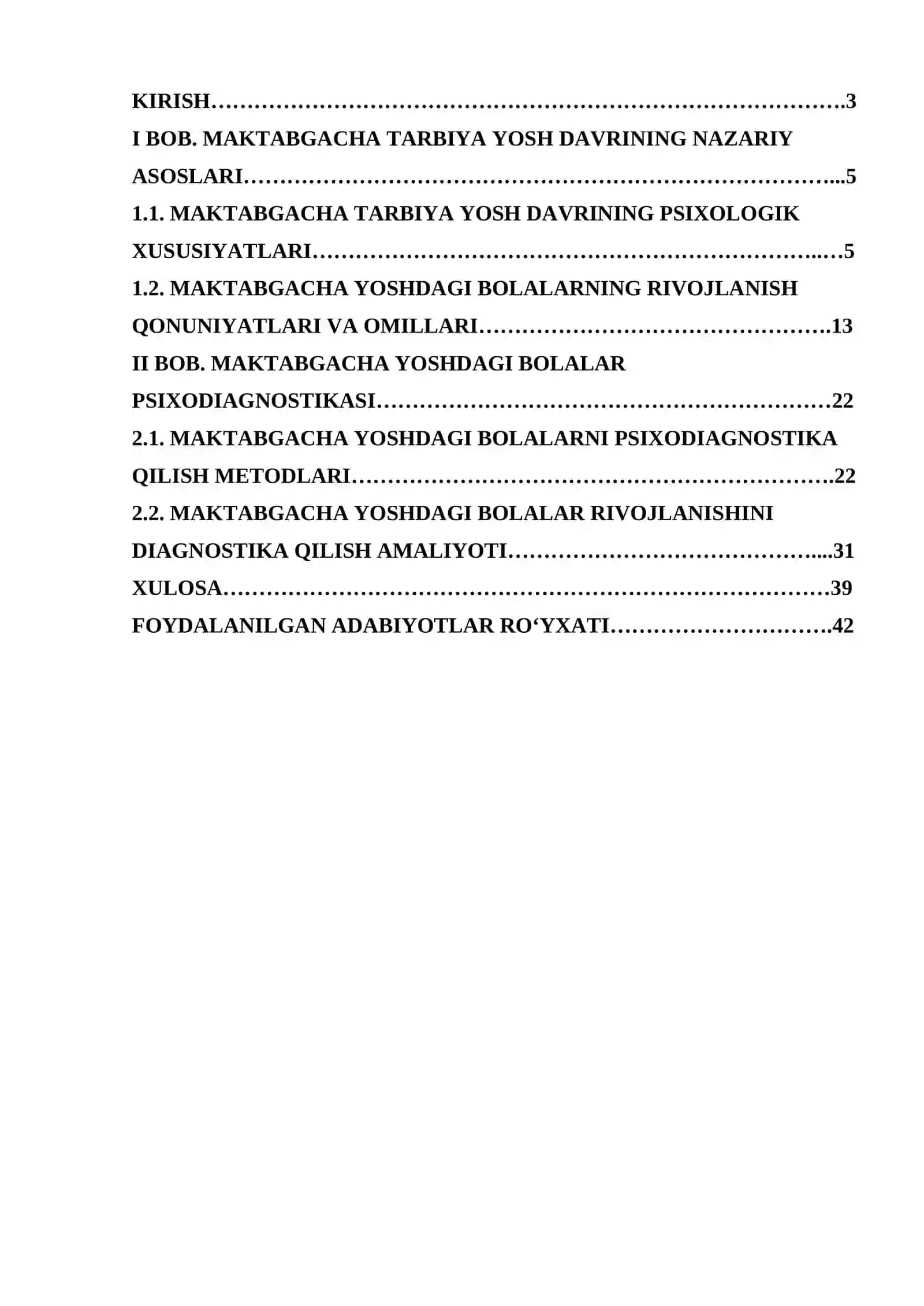 Maktabgacha tarbiya yosh davri 2