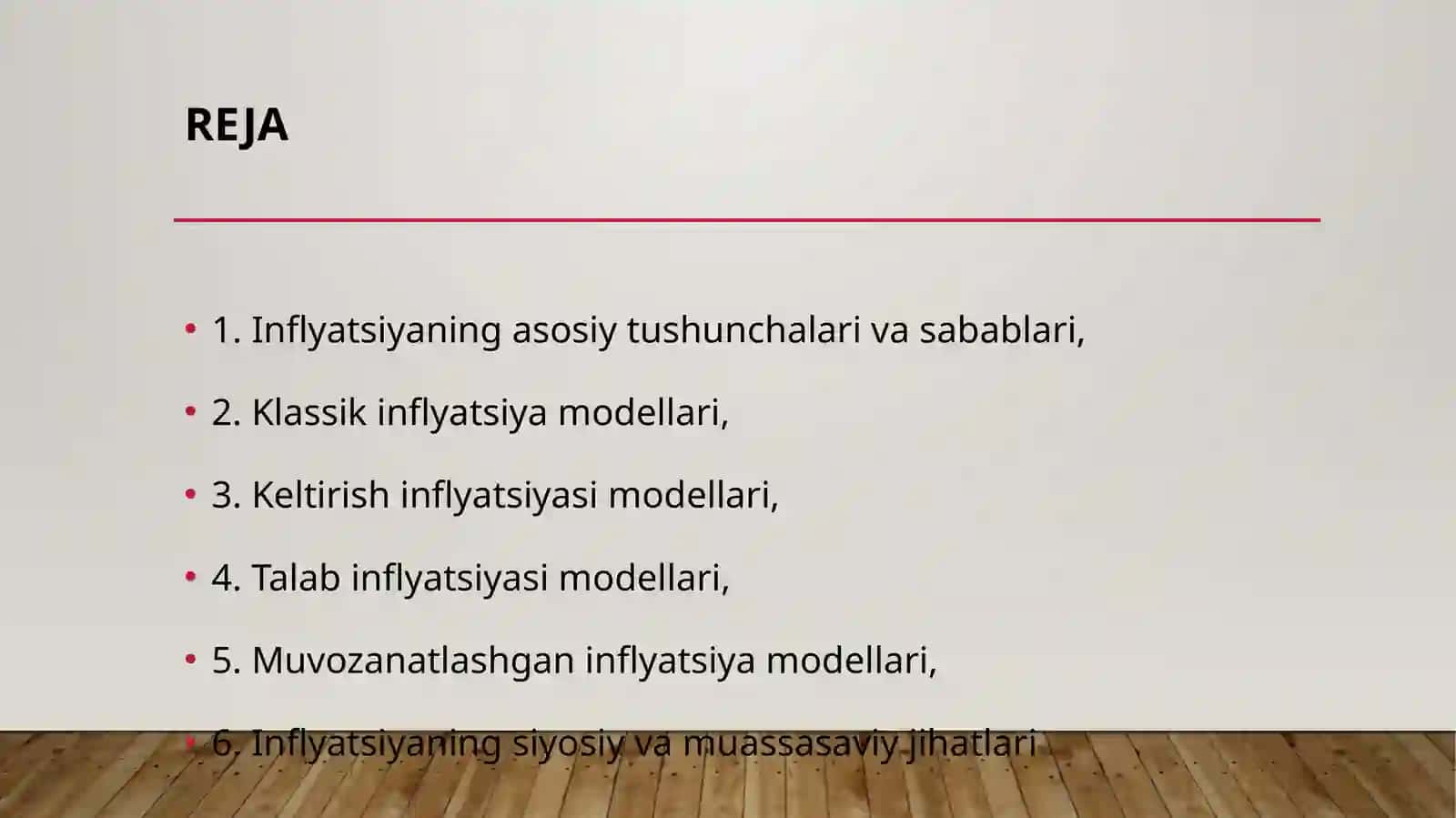 Dinamik Makroiqtisodiyot: Inflyatsiyaning Dinamik Modellariga Kirish 2