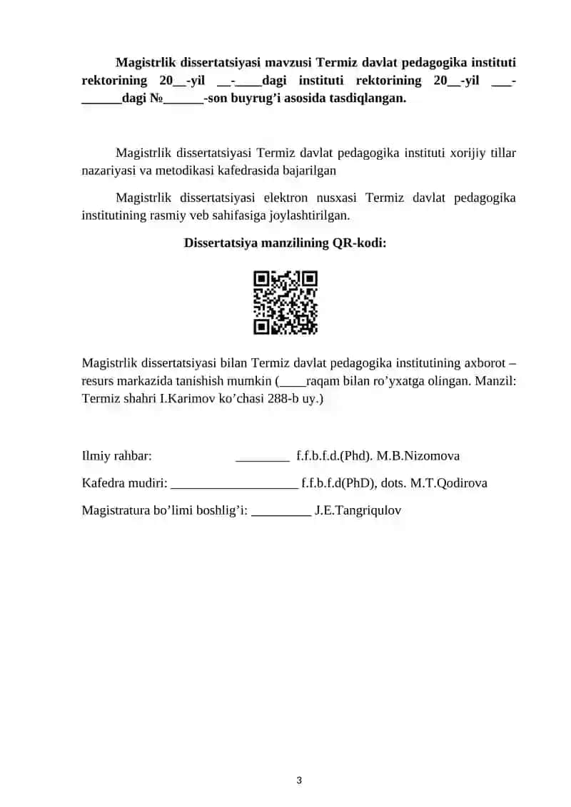 O’ZBEK VA INGLIZ TILLARIDA EVFEMIZMLARNING GENDER TASNIFI 2