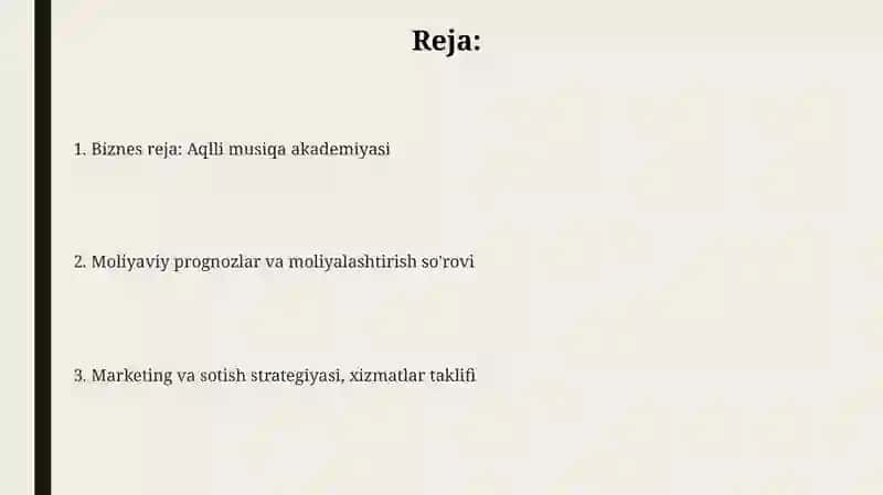 Biznes reja 2