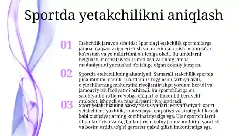 Sport Komandalarida Liderlik Masalasi 2