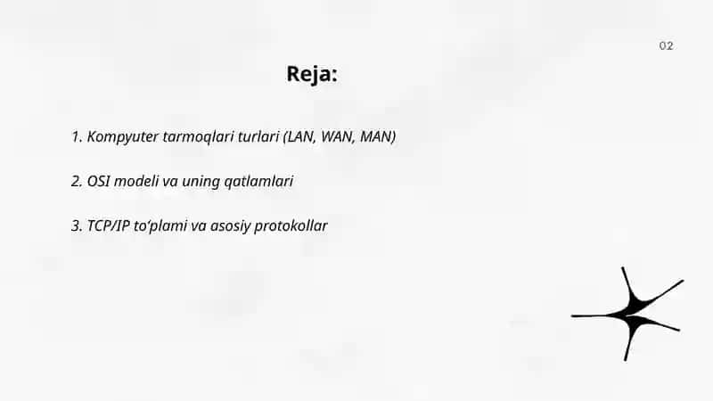 Kompyuter tarmoqlari 2