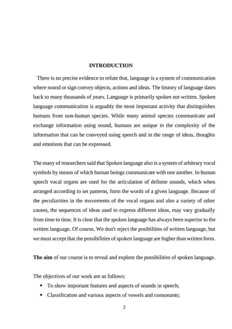 The system of English phonemes 2