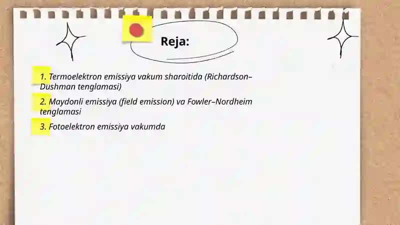 Vakumda elektr toki 2