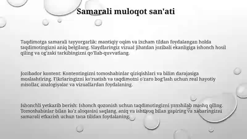 Taqdimot Tayyorlash 2