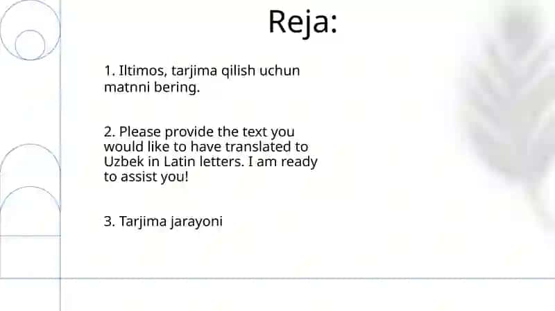 Tarjima jarayoni 2