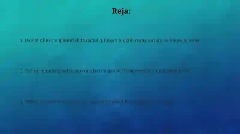 Davlat tilini rivojlantirishda qabul qilingan hujjatlarningahamiyati 2
