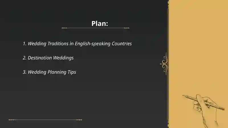 Weddings in English-speaking countries 2