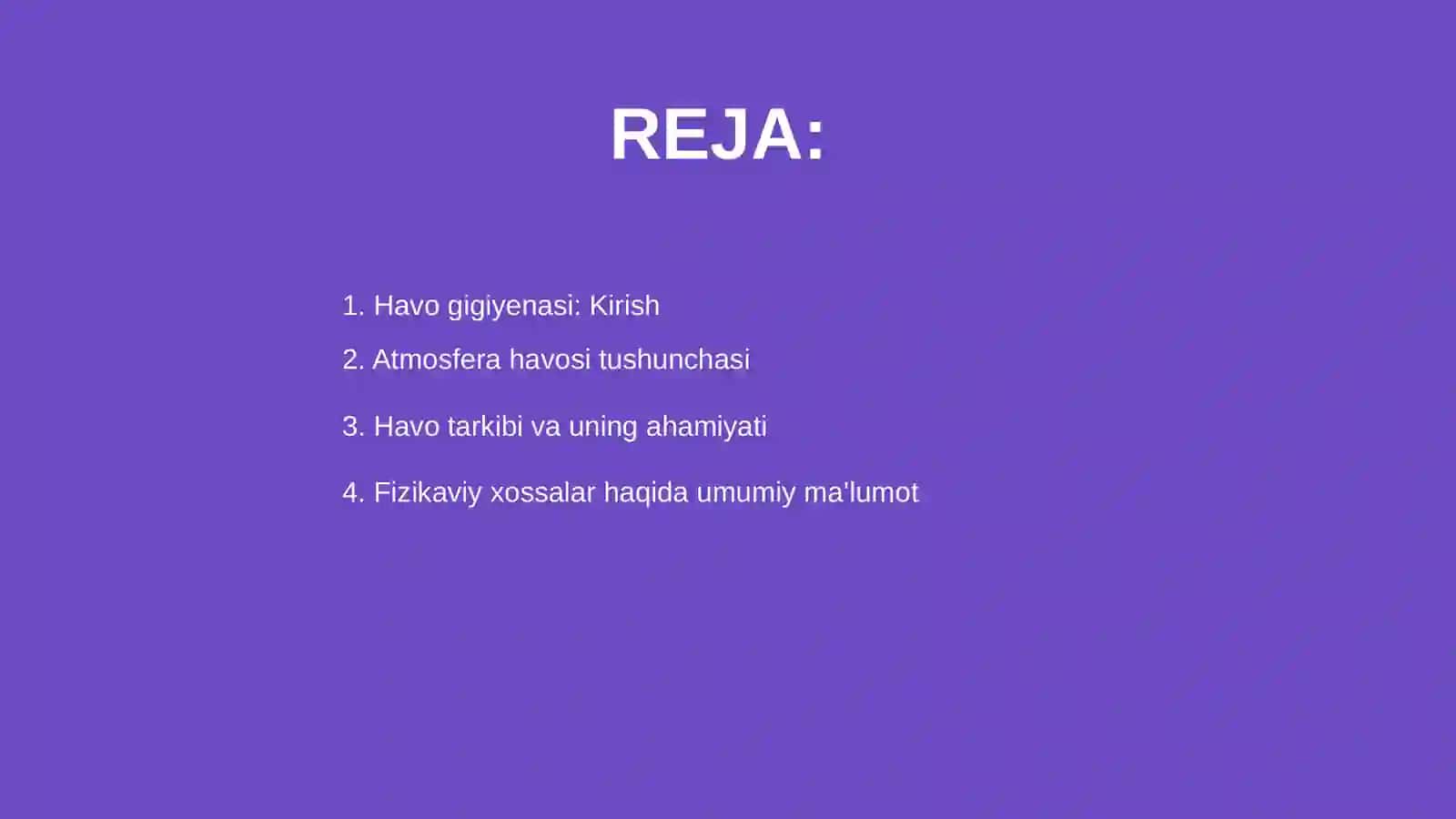 Havo gigiyenasi 2