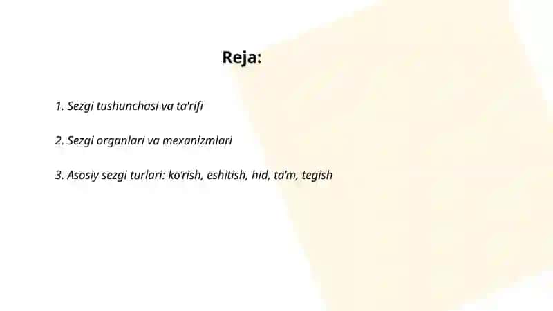 Sezgi haqida umumiy tushuncha 2