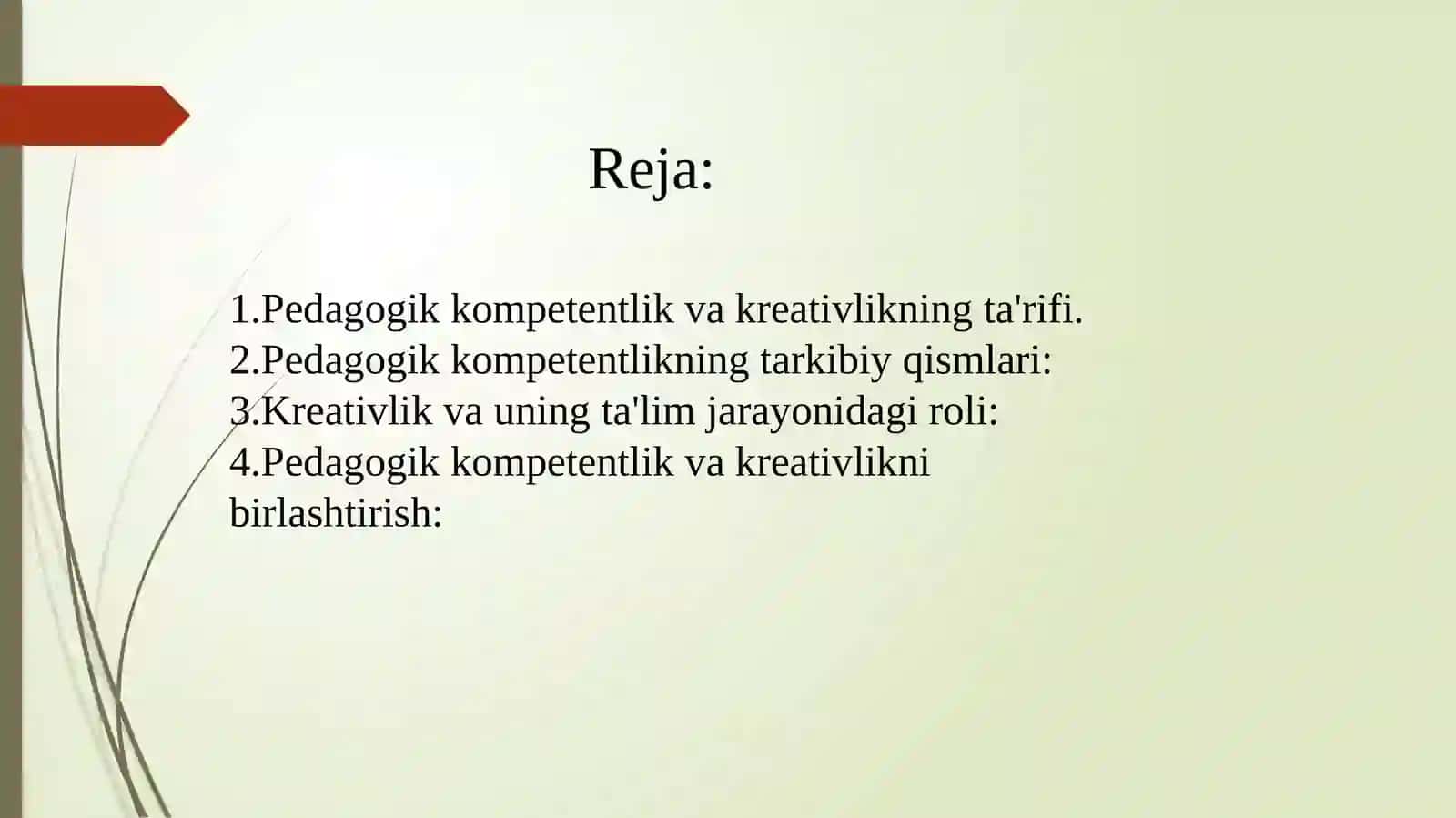 Pedagogik kompetentlik va kreativlik 2