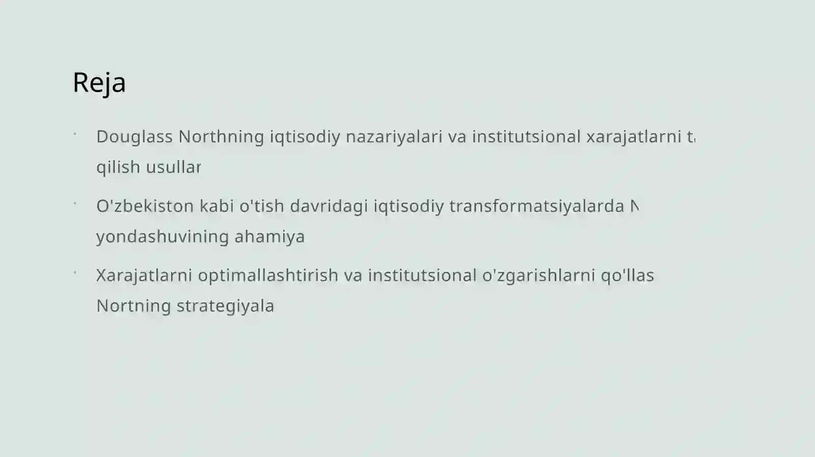 Institutsional Nazariyalar 2