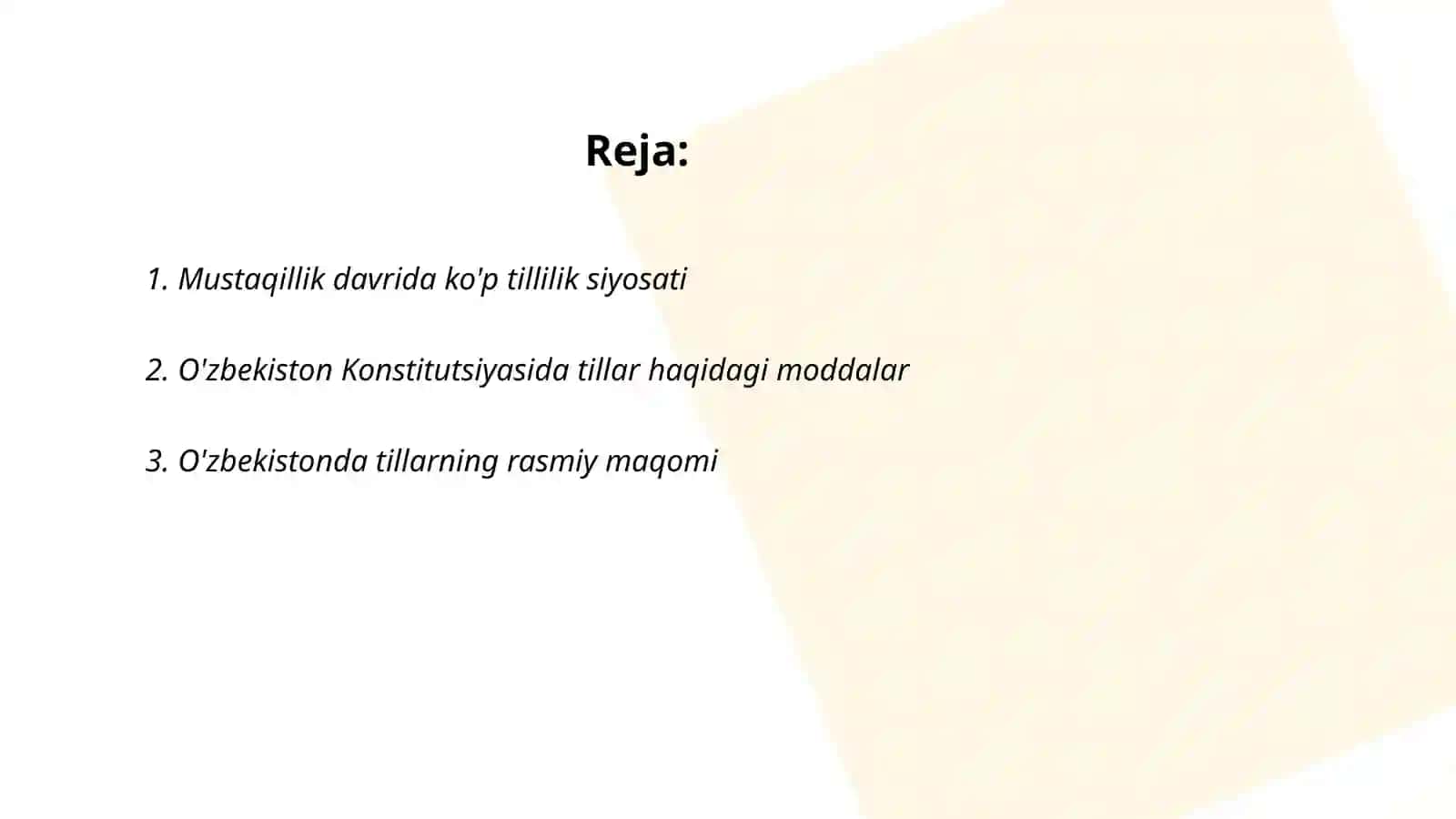 Mustaqillik davrida O'zbekistonda ko'p tillilik 2