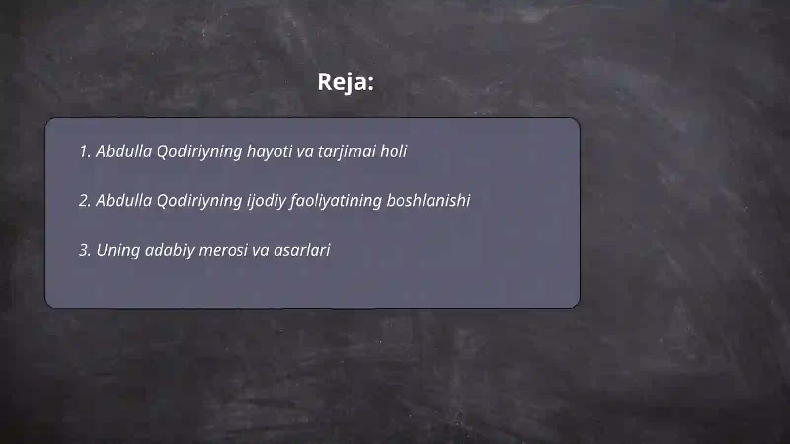 Abdulla Qodiriy hayoti va ijodi 2