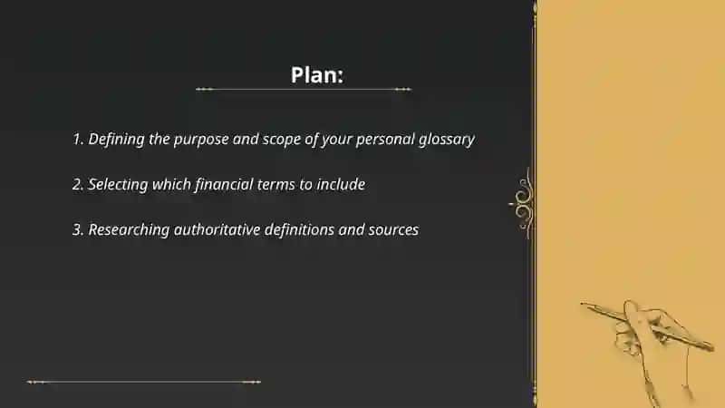 Building a Personal Glossary of Financial Terms 2