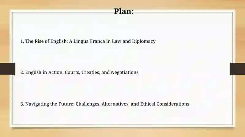 English-a global language for law anddiplomacy 2